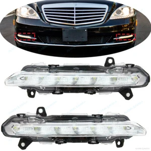 Pair Front Fog Light d For Mercedes Benz S350 S400 S550 S63 S65 CLS GLK CL - Picture 1 of 10