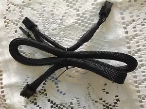 EVGA 8 PIN TO dual 8+6 pin PCIE VGA Power Cable for B3 B2 G2 G3 G5 P2 GQ 28" - Picture 1 of 5