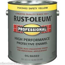 Rustoleum 1 Gallon Safety Yellow PROFESSIONAL Oil Based Gloss Enamel (7543402)