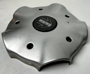 MOMO IDEA Wheel Center Cap Vintage Silver Aluminum Alloy with emblem 93 #4 - Picture 1 of 9