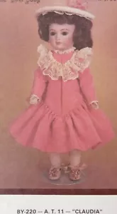 Byron Puppe Muster Kostüm nur CLAUDIA BY-220 Vintage 80er 1985 ungeschnitten für 10,75 Zoll - Bild 1 von 5