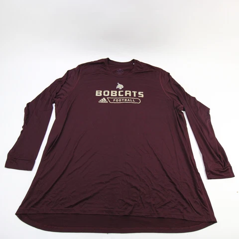 Texas State Bobcats adidas Aeroready Long Sleeve Shirt Men's Maroon New Cover