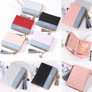 Short Women's Wallet Coin Purse Fashion Card Holder Small Ladies Mini Clutch Bag - Picture 1 of 13