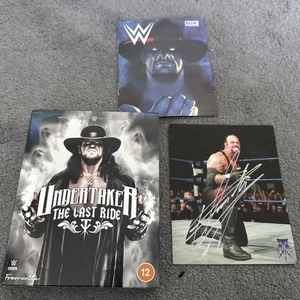 WWE Undertaker Last Ride Hand Signed Collectors Edition Autographed Bluray 500 - Picture 1 of 4