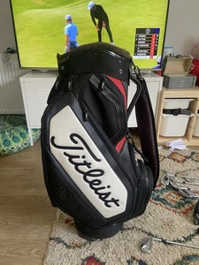 Titliest Midsize Tour Bag Black/White/Red - Picture 1 of 8