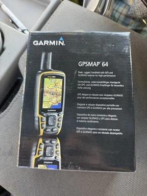 Garmin GPSMAP 64 GPS y GLONASS Receptor Dispositivo Portátil Senderismo Navegador Nuevo en Caja Foto 1 de 4