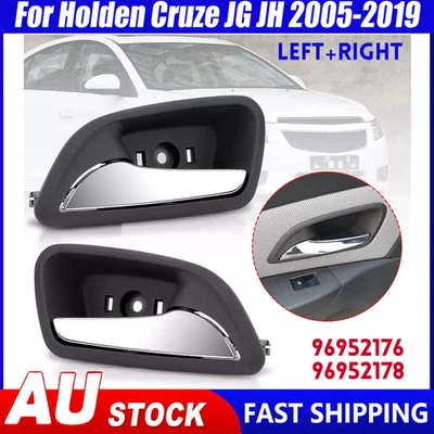 2X Front/Rear Inner Door Handle Left&Right Chrome For Holden Cruze JG JH 2005-19 - image 1 of 4