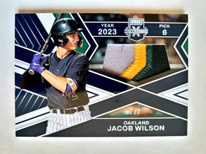 2023 PANINI ELITE EXTRA BLACK JACOB WILSON RC / PATCH! 7/7! 1/1! NUR 7 VORHANDEN! - Bild 1 von 5