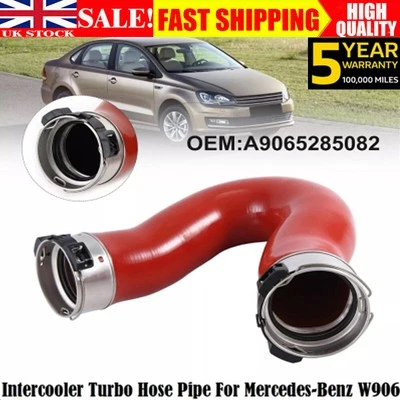 TURBO INTERCOOLER HOSE PIPE SILICONE FOR  MERCEDES  Sprinter 906  A9065285082! - Image 1 of 4
