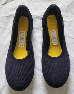 Vivaia Ballet Flats EU 41 Blue Round Toe Casual Comfort Minimalist Versatile - Picture 1 of 12