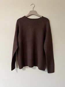 Neuer brauner Pullover aus Kaschmirmischung - Rundhalsausschnitt - Brustumfang 108 Länge 65 - passt M - Bild 1 von 15