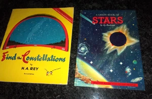 A CHILD BOOK OF STARS - 1953 Barlowe & FIND THE CONSTELLATIONS - SET OF BOOKS - Picture 1 of 8