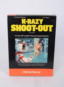 Atari K-Razy Shoot-Out by K-Byte Atari 400/800 CBS Software in Box mit Handbuch - Bild 1 von 5