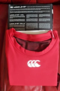 CANTERBURY IONX BASELAYER COLD - LONG SLEEVE - RED - 2XL - Picture 1 of 1