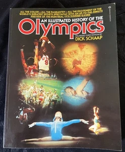 AN ILLUSTRATED HISTORY OF THE OLYMPICS DICK SCHAAP ENLARGED 3RD EDITION SC 1976 - Foto 1 di 5