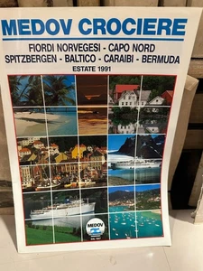 Prospekt Schiff Ship Mit Fotos Innenraum Cruise Kreuzfahrten Medov 1991 - Bild 1 von 1