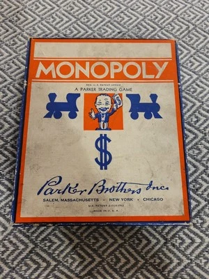 Juego Monopoly de 1930 - Falta Connecticut Ave.- El tablero es de 1961 Monopoly  Foto 1 de 4