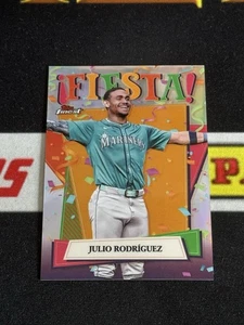 2025 Topps Finest - Fiesta Julio Rodriguez #F-8 CASE HIT Mariners SD - Foto 1 di 2