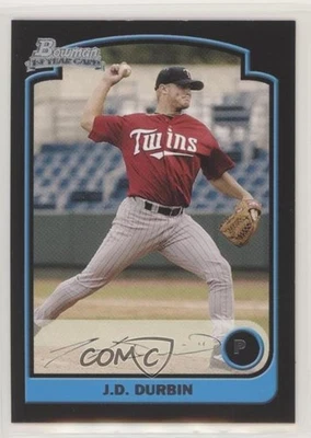2003 Bowman Silver /250 JD Durbin #181 Rookie RC - Image 1 of 2