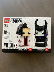 Lego Brickheadz 40620 Cruella & Maleficent Disney Villains 195 & 196 Neu im Karton - Bild 1 von 3