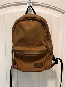 Rebecca Minkoff Braun Khaki Rucksack Reise Akademie Neutral Preppy College - Bild 1 von 10