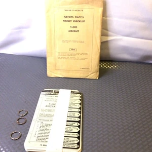 NATOPS PILOT’S POCKET CHECKLIST, UNUSED IN ORIGINAL ENVELOPE - Picture 1 of 6