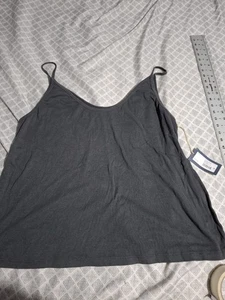 Universal Thread Women's Ribbed Stretch Camisole Tank Top Size 3XL Dark Grey - Picture 1 of 3