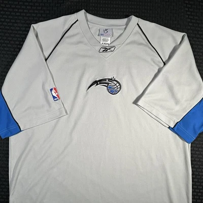 Vintage Y2K adidas Orlando Magic Team Issued Warmup Shooting Shirt 2XL Turkoglu - Image 1 of 4