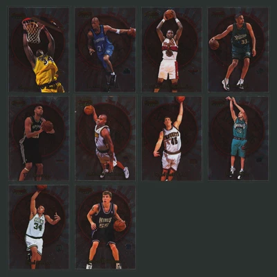 Juego completo de 10 tarjetas de baloncesto 1999 Bowmans Best Performers Shaquille Oneal casi nuevo Foto 1 de 4