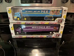 2 X M2 Machines Pez - Haulers - Limited Edition - Plus 1 Car - 🤤 Pez!!! - Picture 1 of 10