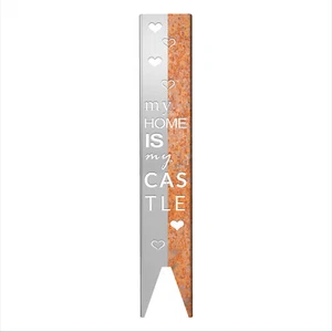 "My Castle" Gartenstecker Gartenschild Rost Garten-Deko 120cm x 21cm - Bild 1 von 7