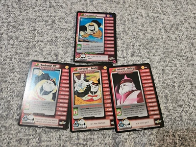 Android 19 HOLO FOIL Rare LIMITED DBZ TCG 117.+ 3 PERSONALITY CARDS - Image 1 of 4