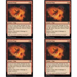 4 x INFERNO TRAP NM Speed vs Cunning MTG Red - Instant Unc - Bild 1 von 1