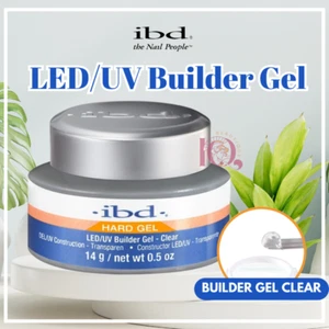 IBD Builder Gel 0.5 oz LED/UV NEW IN JAR - Builder Gel Clear - Picture 1 of 1