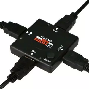 3 Port HDMI Splitter 1080P Multi Switch Switcher Hub Box LCD HDTV PS4 XBOX PS3 - Picture 1 of 10