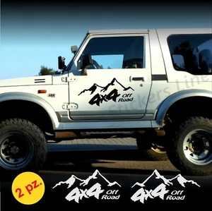 Adesivi fuoristrada Suzuki Santana Jimny Samurai Vitara montagna 4x4 off road - Imagen 1 de 1