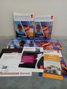 Adobe Photoshop Elements 9 and Adobe Premiere Elements 9 CIB Complete w/ Code - Picture 1 of 19