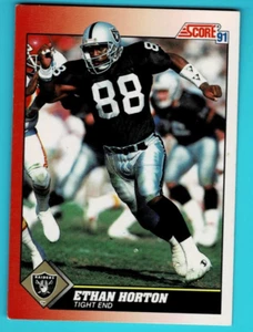 1991 Score - #212 Ethan Horton, Ethan Horton - Picture 1 of 2
