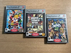 3 X Ps2 PLATINUM - Dragon Ball Z Budokai Tenkaichi 2 - Ita - GTA - THE SIMS - Bild 1 von 3