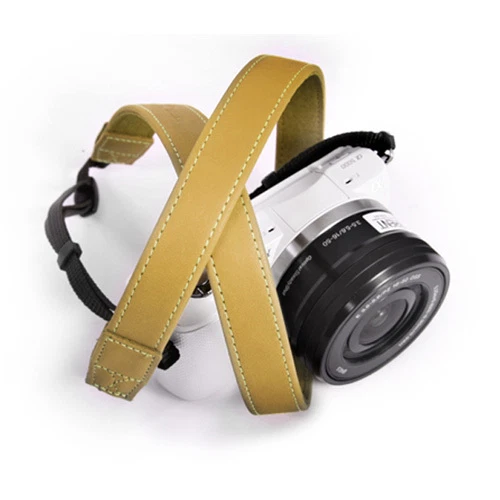 MATIN LAFFINITA 20 (YE) Shoulder Neck Leather D-SLR RF Mirrorless Camera Strap - Image 1 of 1