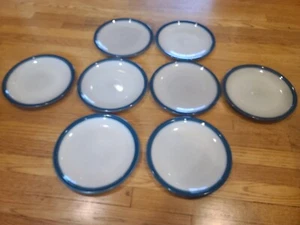 Wedgwood Blue Pacific 8 Dinner Plates 10 ¼” - Picture 1 of 4