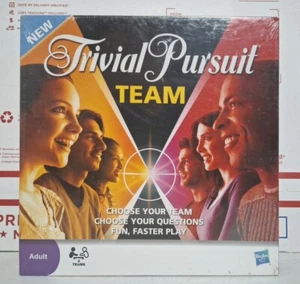 Trivial Pursuit Team Board Game Adult Hasbro 2009 New Factory Sealed Fast Shippi - Picture 1 of 2