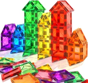 20Pc Magnetic Tiles for Kid,Magnetic Building Blocks STEM Learning Construction - Picture 1 of 6