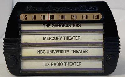 1995 Great American Radio Drama Programs Shows 4 Cassette Tapes in Holder - Image 1 of 4