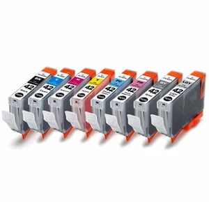 8PK New BK/C/M/Y/PC/PM/GY/LGY Ink Cartridge For Canon CLI42 CLI-42 PIXMA Pro-100 - Picture 1 of 1