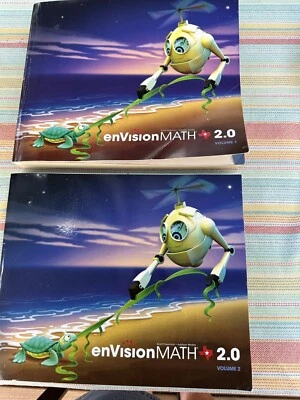 Envision Math Kindergarten Pearson Student Workbooks Volumes 1 & 2 Pre-owned - Image 1 of 4
