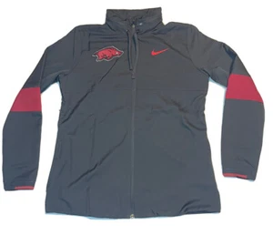 Nike Arkansas Razorbacks Women Dri Fit Jacket Size Large - Picture 1 of 4