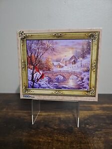 1000 piece picture frame puzzle (The Art Of Nicky Boehme)   “Winter Sunset”