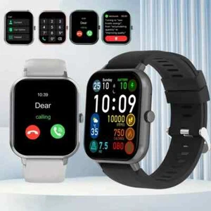2025 Smart Watch For Men/Women Waterproof Smartwatch Bluetooth iPhone Samsung - Picture 1 of 17