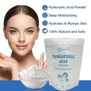 Hyaluronic Acid Powder by Microingredients for Skin Hydreation 100g - Picture 1 of 15